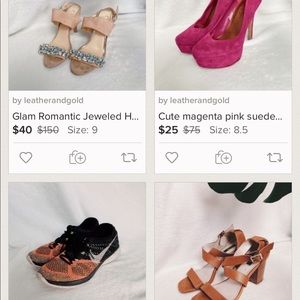 Shoe Lot size 8.5/9 Heels and Nike